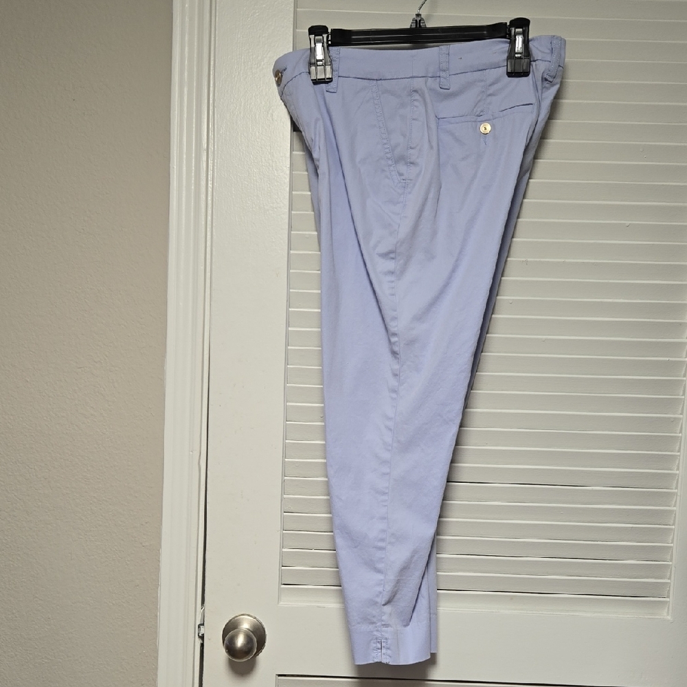 Chico's Women's Light Lavender Cropped Pants